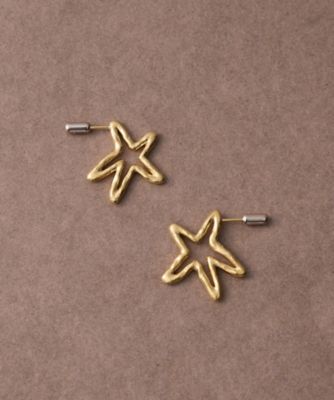 ete bijoux (Women)/エテ ビジュー [ライフイズアジャーニー] スター ピアス イエローゴールド ピアス・イヤリング【三越伊勢丹/公式】