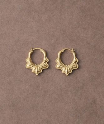 Shadow Stripe Emboss” シングルピアス