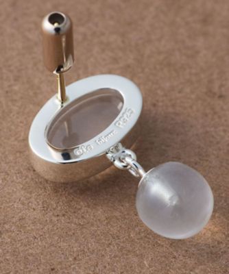 スフィア］ ミルキークォーツ ピアス | ete bijoux (Women)/エテ 