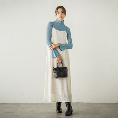 Ketty (Women)/ケティ 起毛カットレースキャミワンピース&#8810;手洗い可能&#8811; 02オフホワイト ワンピース・ドレス【三越伊勢丹/公式】