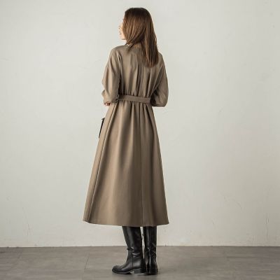 カルゼキーネックワンピース≪手洗い可能≫