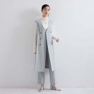 感謝セール1000円お値下げ♥️イークラット♥️幾何学模様のジレワンピ 梳毛合繊ジレワンピース≪手洗い可能≫ | Ketty (Women)/ケティ | 三越