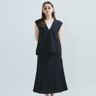 麻調セットアップアンサンブル≪手洗い可能≫