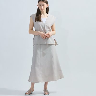 Ketty (Women)/ケティ 麻調セットアップアンサンブル≪手洗い可能≫