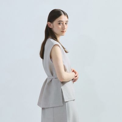 麻調セットアップアンサンブル≪手洗い可能≫