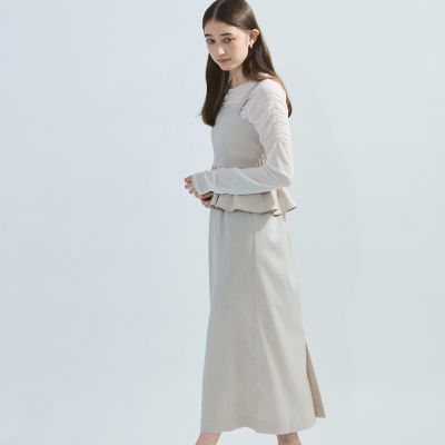 麻調ライトツイルアンサンブル≪手洗い可能≫