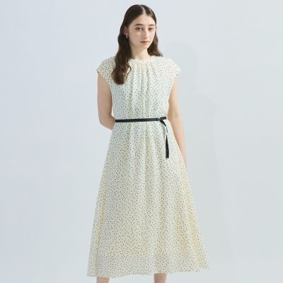 Ketty (Women)/ケティ ドット柄シアーサッカーワンピース≪手洗い可能≫