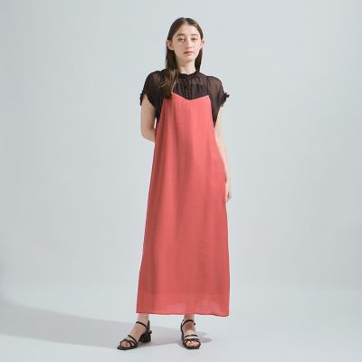 ＜Ketty (Women)＞ラフィーネクロスキャミワンピース≪手洗い可能≫