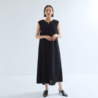 カットジョーゼットダブルフェイスワンピース≪手洗い可能