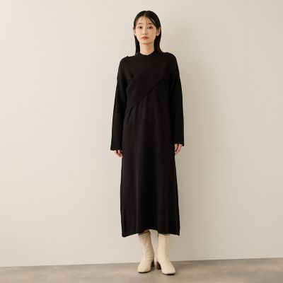 カシュクールニットアンサンブルワンピース≪手洗い可能≫ | Ketty