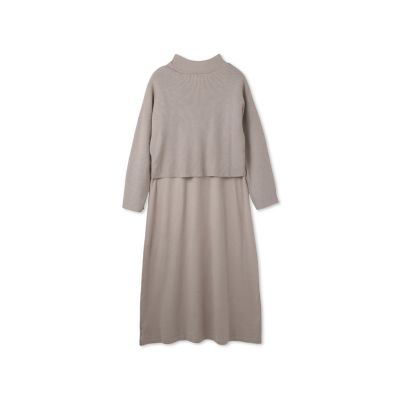 カシュクールニットアンサンブルワンピース≪手洗い可能≫ | Ketty