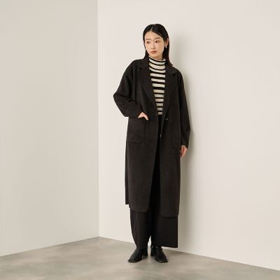 Ketty (Women)/ケティ ブランケットメルトンガウンコート 40ダークグレー アウター【三越伊勢丹/公式】