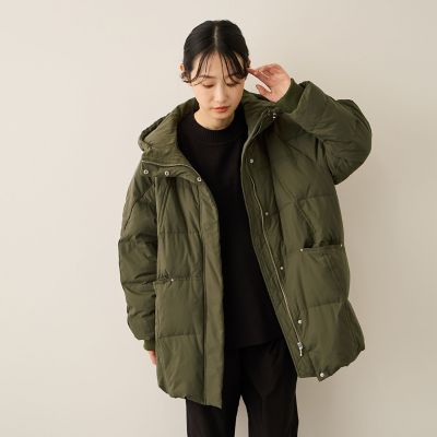 ストレッチフードピュアダウンミドルコート | Ketty (Women)/ケティ