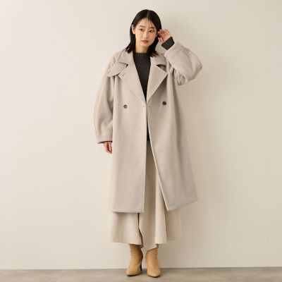 ＜Ketty (Women)＞ニットビーバー２ＷＡＹカラーコート