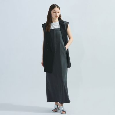シャンブレーシアーノースリジャケット≪手洗い可能≫