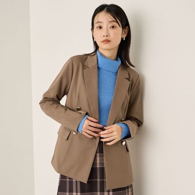 Ketty (Women)/ケティ サイロスパンツイルテーラードジャケット&#8810;手洗い可能&#8811; 11キャメル コート・ジャケット【三越伊勢丹/公式】