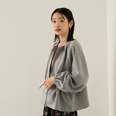 Ketty (Women)/ケティ ダンボールドローコードブルゾン&#8810;手洗い可能&#8811; 13ライトグレー コート・ジャケット【三越伊勢丹/公式】