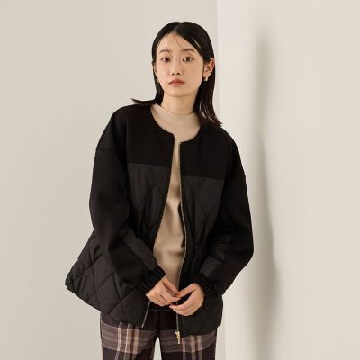 Ketty (Women)/ケティ ダイヤキルティングダンボールブルゾン 04ブラック コート・ジャケット【三越伊勢丹/公式】