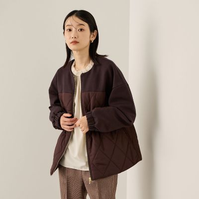 Ketty (Women)/ケティ ダイヤキルティングダンボールブルゾン 10ブラウン コート・ジャケット【三越伊勢丹/公式】