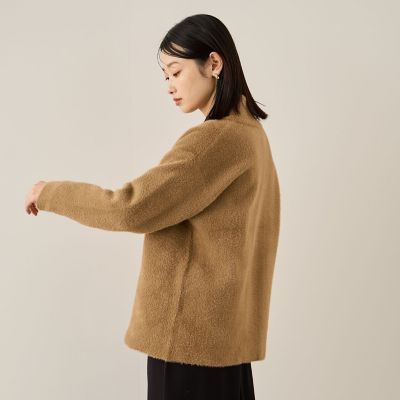 フェレットタッチWニットジャケット≪手洗い可能≫ | Ketty (Women