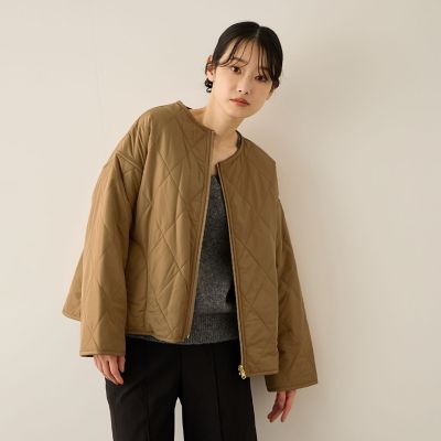 ファーキルトリバーシブルZIPブルゾン | Ketty (Women)/ケティ