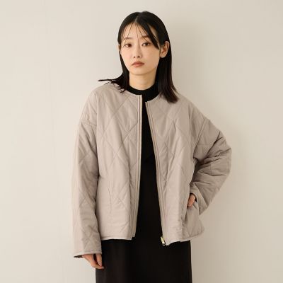 ファーキルトリバーシブルZIPブルゾン | Ketty (Women)/ケティ