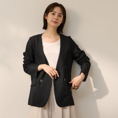 ちった。matoy ノーカラージャケット グリッディメッシュノーカラージャケット | Ketty (Women)/ケティ