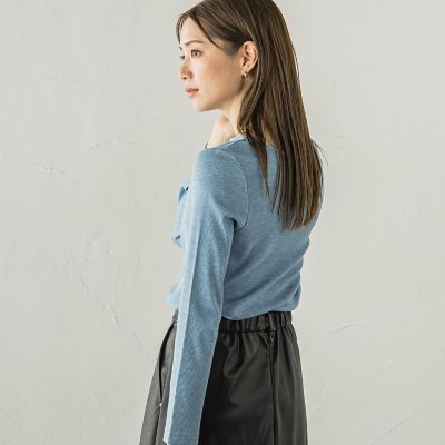 前後２ＷＡＹラメテレコカットソー≪手洗い可能≫