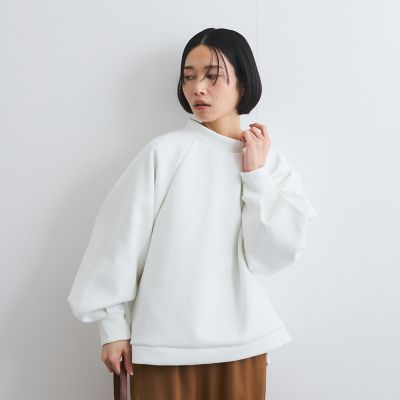 ダンボールモックネックプルオーバー≪手洗い可能≫