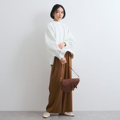 ダンボールモックネックプルオーバー≪手洗い可能≫