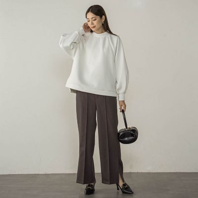 ダンボールモックネックプルオーバー≪手洗い可能≫