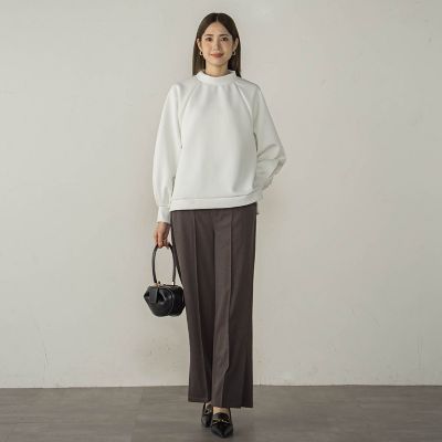 ダンボールモックネックプルオーバー≪手洗い可能≫