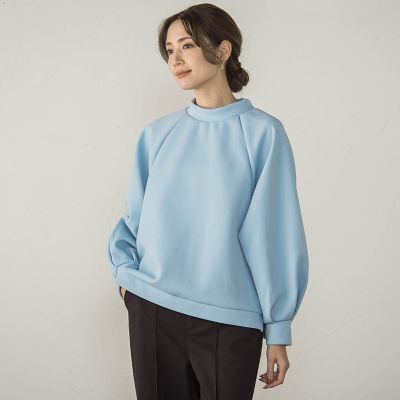 ダンボールモックネックプルオーバー≪手洗い可能≫