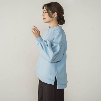 ダンボールモックネックプルオーバー≪手洗い可能≫