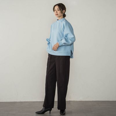 ダンボールモックネックプルオーバー≪手洗い可能≫
