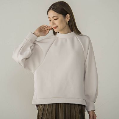 ダンボールモックネックプルオーバー≪手洗い可能≫