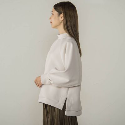 ダンボールモックネックプルオーバー≪手洗い可能≫