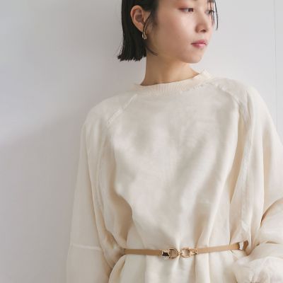 シアーレイヤードスウェットプルオーバー≪手洗い可能≫ | Ketty