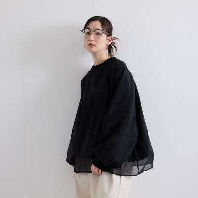 美品✨エンフォルド スウェット ドッキング プルオーバー レイヤード トレーナー SLICK トレーナー スウェット スウェットプリントプルオーバー