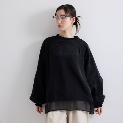 シアーレイヤードスウェットプルオーバー≪手洗い可能≫ | Ketty