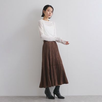 シアージャカードプルオーバー　≪手洗い可能≫