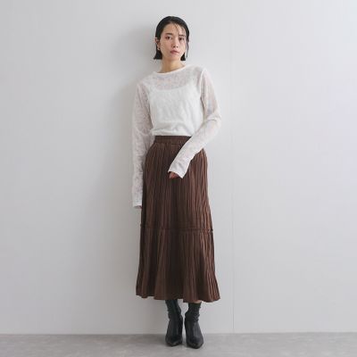 シアージャカードプルオーバー　≪手洗い可能≫