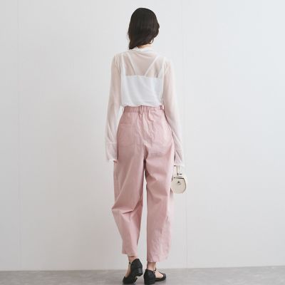シアーハイネックカットトップス≪手洗い可能≫