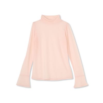 シアーハイネックカットトップス≪手洗い可能≫