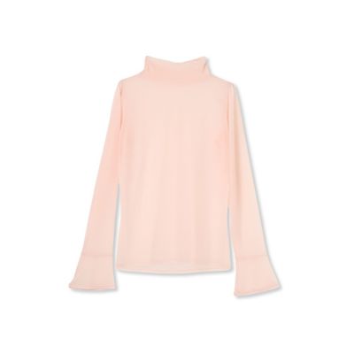 シアーハイネックカットトップス≪手洗い可能≫