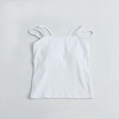 カップ付きストラップキャミソール≪手洗い可能≫