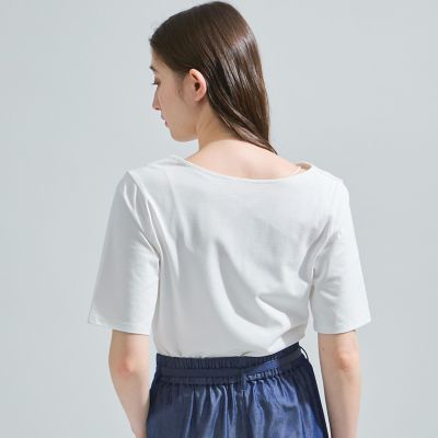 カットドレープＴシャツ≪洗濯機で洗える≫