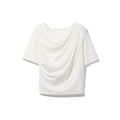 カットドレープＴシャツ≪洗濯機で洗える≫