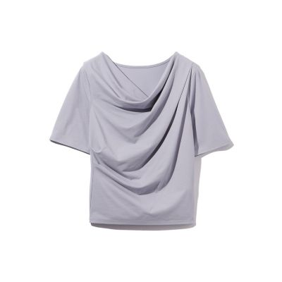 カットドレープＴシャツ≪洗濯機で洗える≫