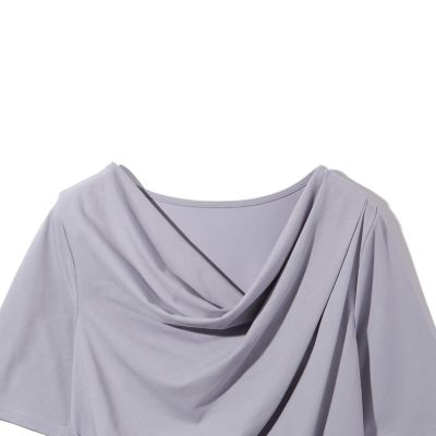 カットドレープＴシャツ≪洗濯機で洗える≫
